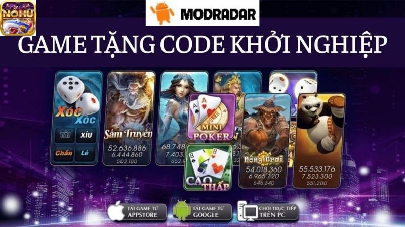 Tìm Hiểu Về Giftcode Tải Game Nổ Hũ Club Cùng MODRADAR