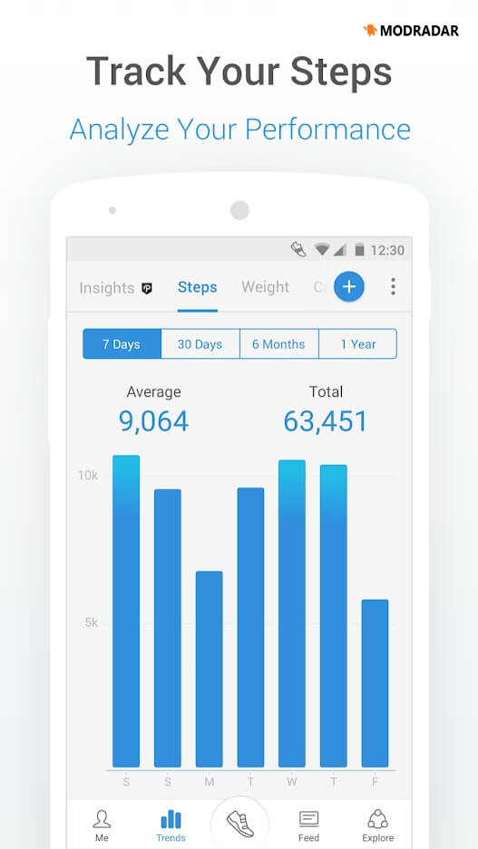 Pacer Pedometer & Step Tracker mod