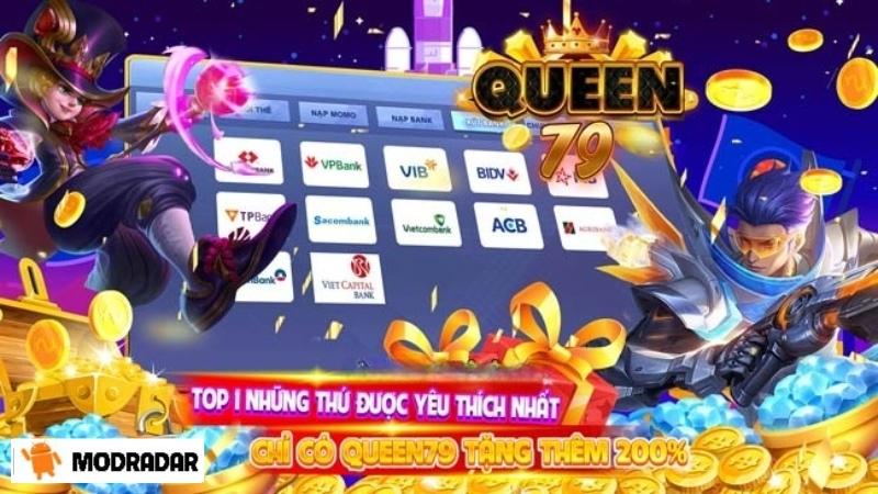 Cách rút tiền queen79 dễ dàng nhanh chóng của MODRADAR