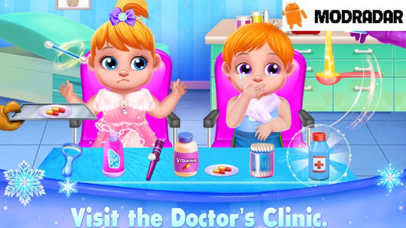 Những đặc điểm nổi bật khi tham gia Ice Princess Mommy Baby Twins APK