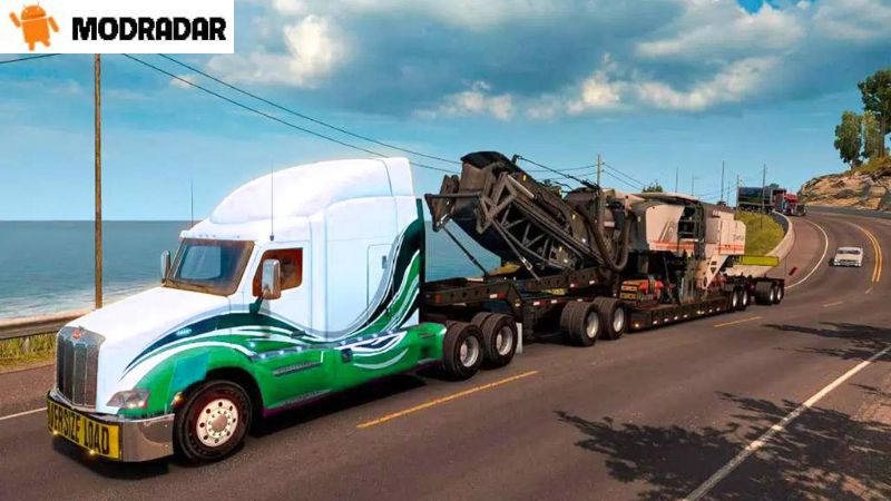 Fitur luar biasa saat berpartisipasi dalam US Modern Heavy Grand Truck 3D Mod