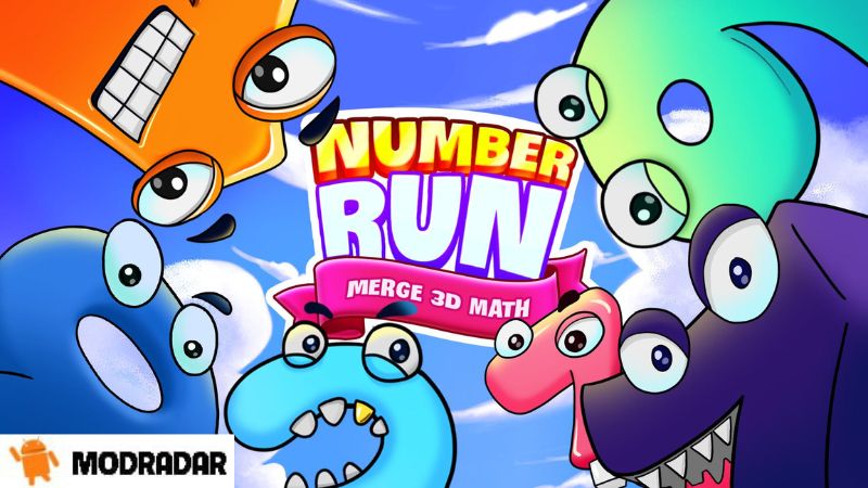 Number Run- Merge 3D Math Mod APK