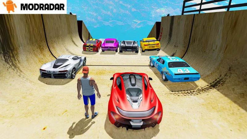 Fitur luar biasa saat berpartisipasi dalam Crazy Car Racing: Racing Game Mod