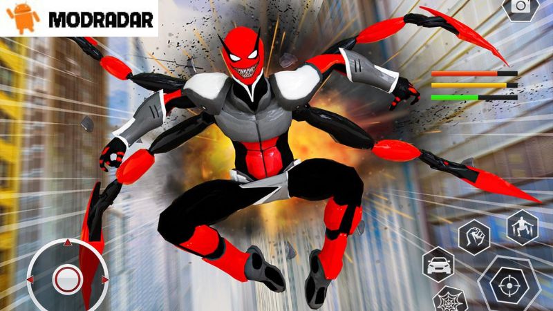 Introduction about Black Spider Rope SuperHero APK