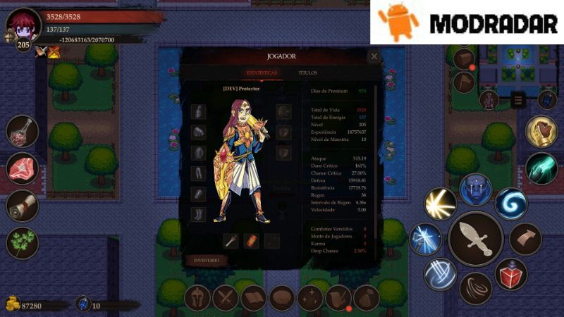 The outstanding features included in Eternal Quest: MMORPG APK