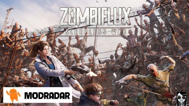 Build your bases in Zombiflux: Sleepless War APK