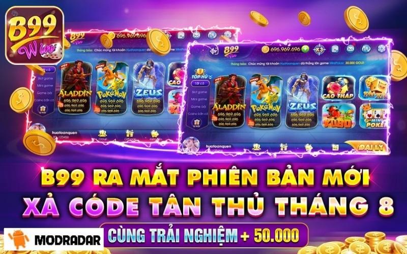 Cùng MODRADAR điểm qua một số code b99 win HOT nhất 2022