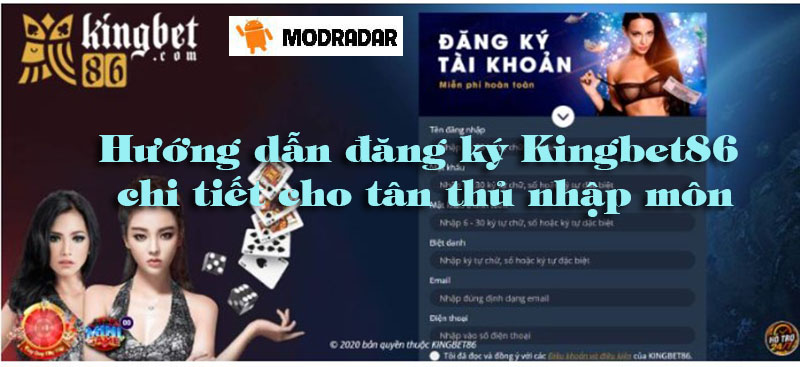 Hướng dẫn đăng ký Kingbet86 chi tiết cho tân thủ nhập môn 