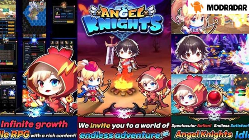 Introduction about the game AFK Angel Knights Mod