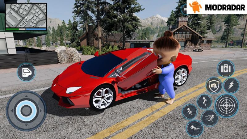 Tentang game Baby Rope Mod