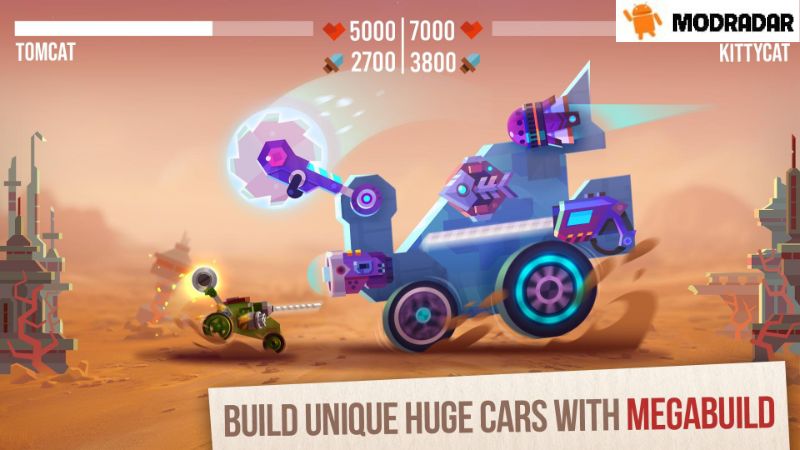 Types of Items and Equipment in Crash Arena Turbo Stars Mod