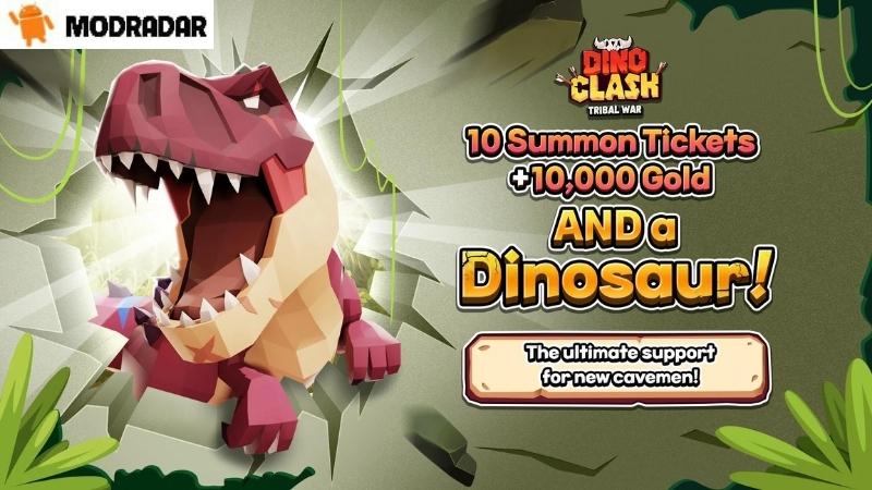 Introduction about Dino Clash: Tribal War Mod with MODRADAR 