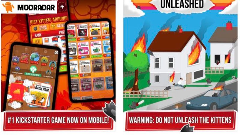 Exploding Kittens Unleashed Mod thích hợp chơi với nhiều người