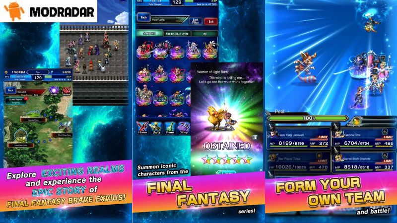 FINAL FANTASY BRAVE EXVIUS mod