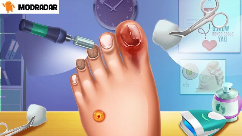 Foot Care Offline Doctor Games 2 - Foot Care Offline Doctor Games mod v1.37 Unlimited money