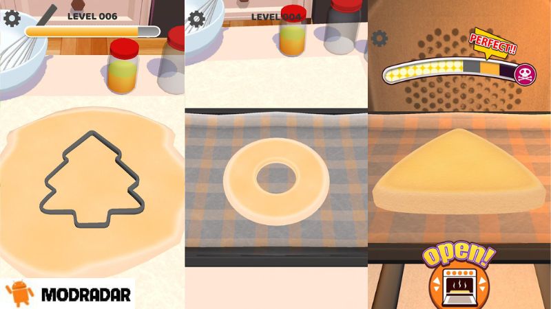 Atraksi yang termasuk dalam game Icing Cookie Mod