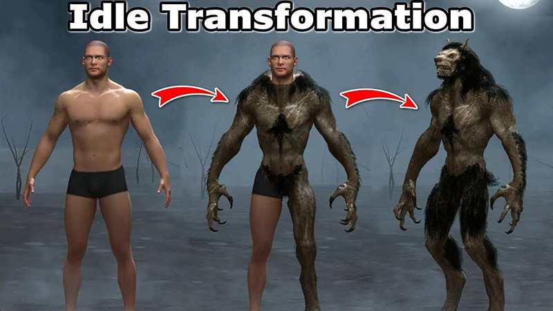 game idle transformation mod apk