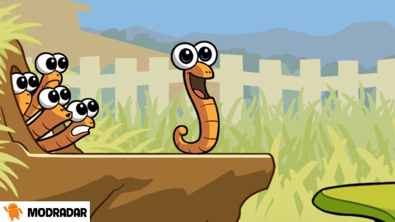 Various Levels and Challenges in Jumping Worm Mod