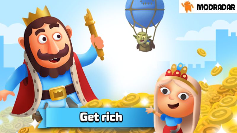 King Royale Idle Tycoon 1 - King Royale: Idle Tycoon mod v3.1.2.659 Unlimited Gold, Diamonds