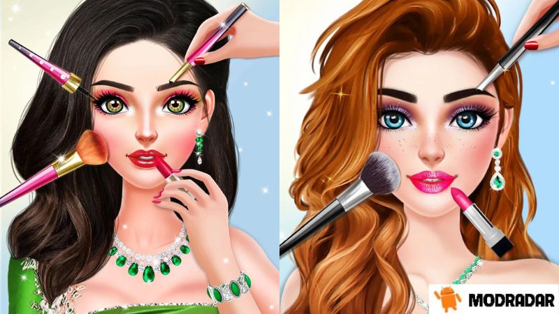 Attractions in the game Model Stylist Makeup Dress up Mod