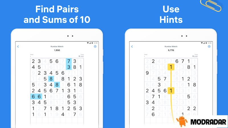 Manfaat Number Match - game ghép số Mod