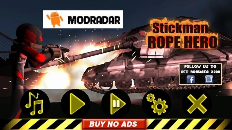 Stickman Rope Hero 2 - Stickman Rope Hero mod v4.2.9 Unlimited Money