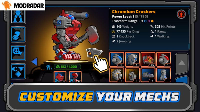 Super Mechs 2 - Super Mechs Mod 7.628.4 (Unlimited Money and Tokens)