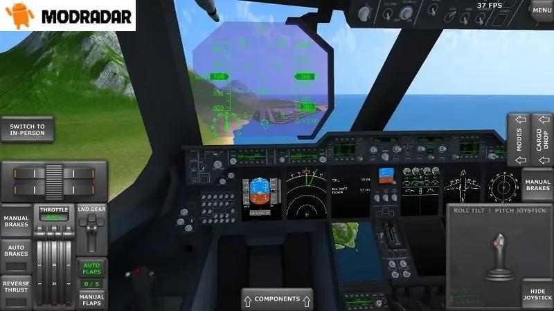 Turboprop Flight Simulator 3D 2 - Turboprop Flight Simulator 3D mod 1.29.1 Unlimited Money