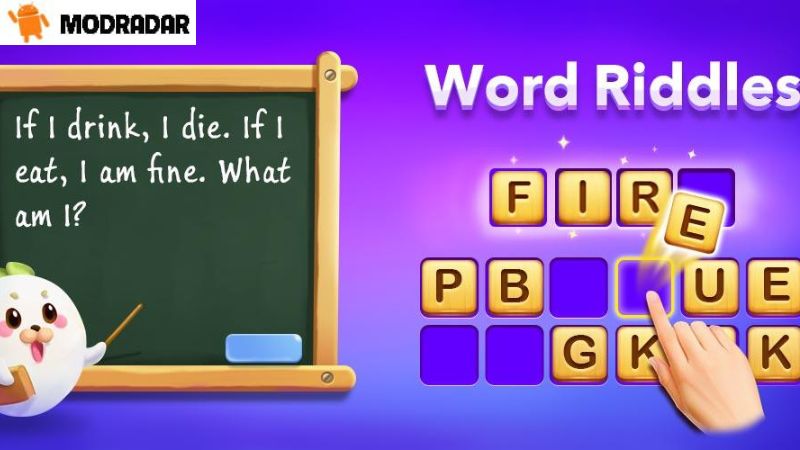 Tìm hiểu về trò chơi Word Riddles - Offline Word Ga Mod cùng MODRADAR