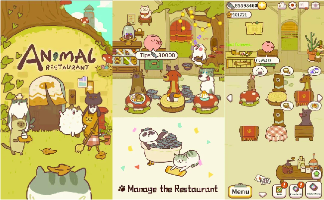 animal restaurant gameplay