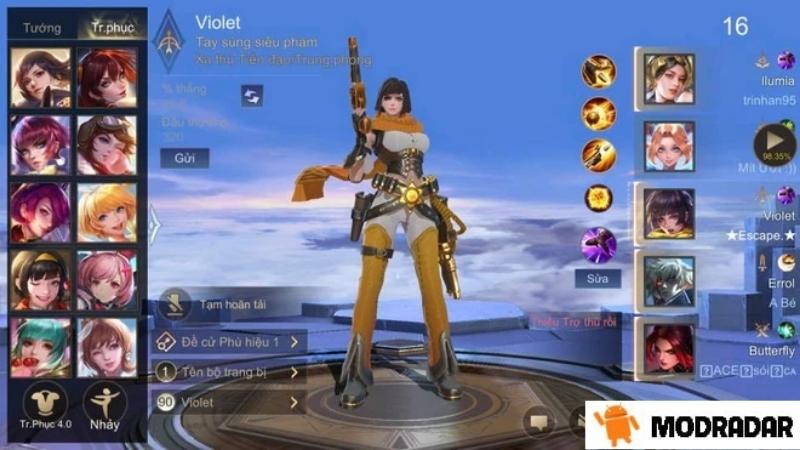 Mod Skin Li%C3%AAn Qu%C3%A2n 3 - Mod Skin Liên Quân Mod 1.0.5 (Full skin tướng, hiệu ứng)