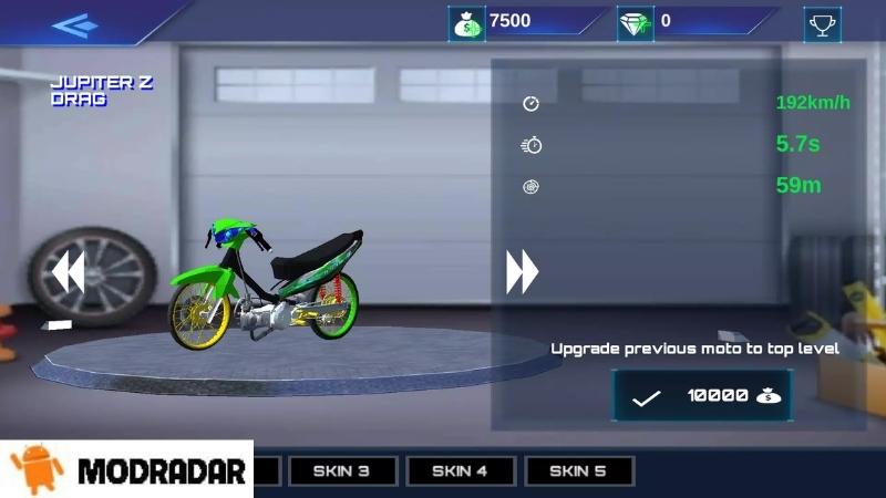 Hình ảnh tuyệt vời trong trò chơi Real Drag Bike Racing Mod