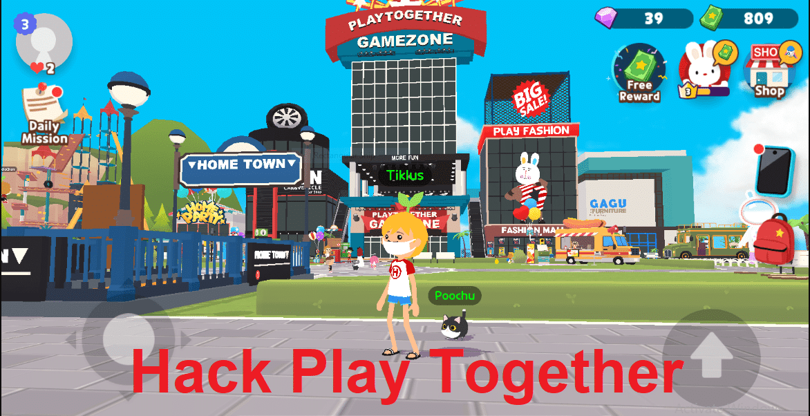 Tải Hack Play Together VNG Modpure v2.02.0 miễn phí (99999 Kim cương, Menu)