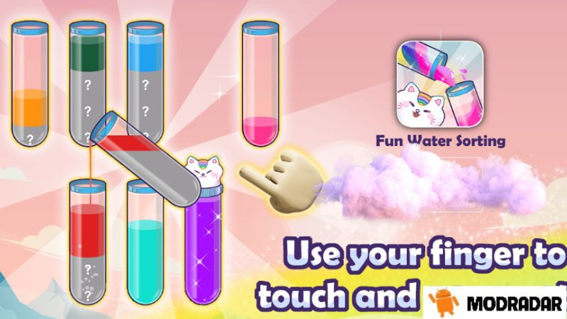 Gameplay Fun Water Sorting mod dễ dàng