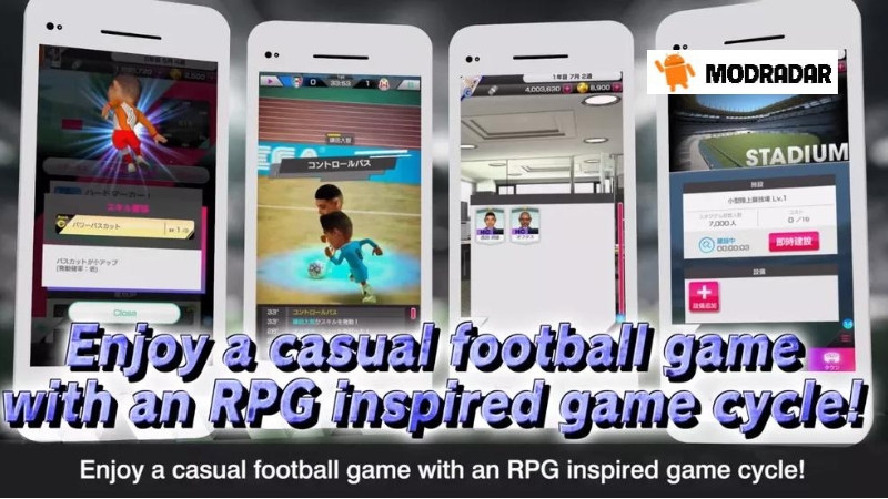 Simple gameplay available in SEGA Pocket Club Manager APK