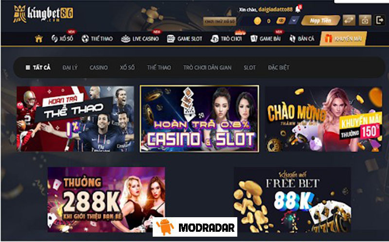 Tổng hợp những khuyến mãi Kingbet86 cực sốc