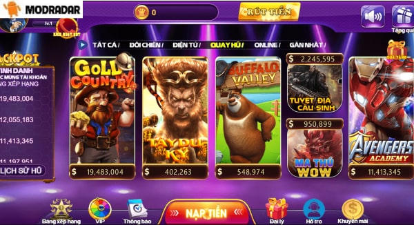 Máy đánh bạc tại 68Gamebai có những dòng nào?