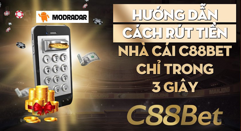 Mách cách rút tiền C88bet về tài khoản nhanh chóng cho lính mới 