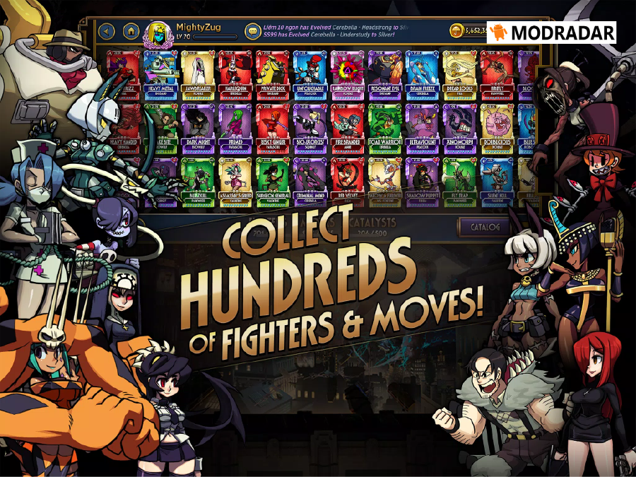 Skullgirls: Fighting RPG mod